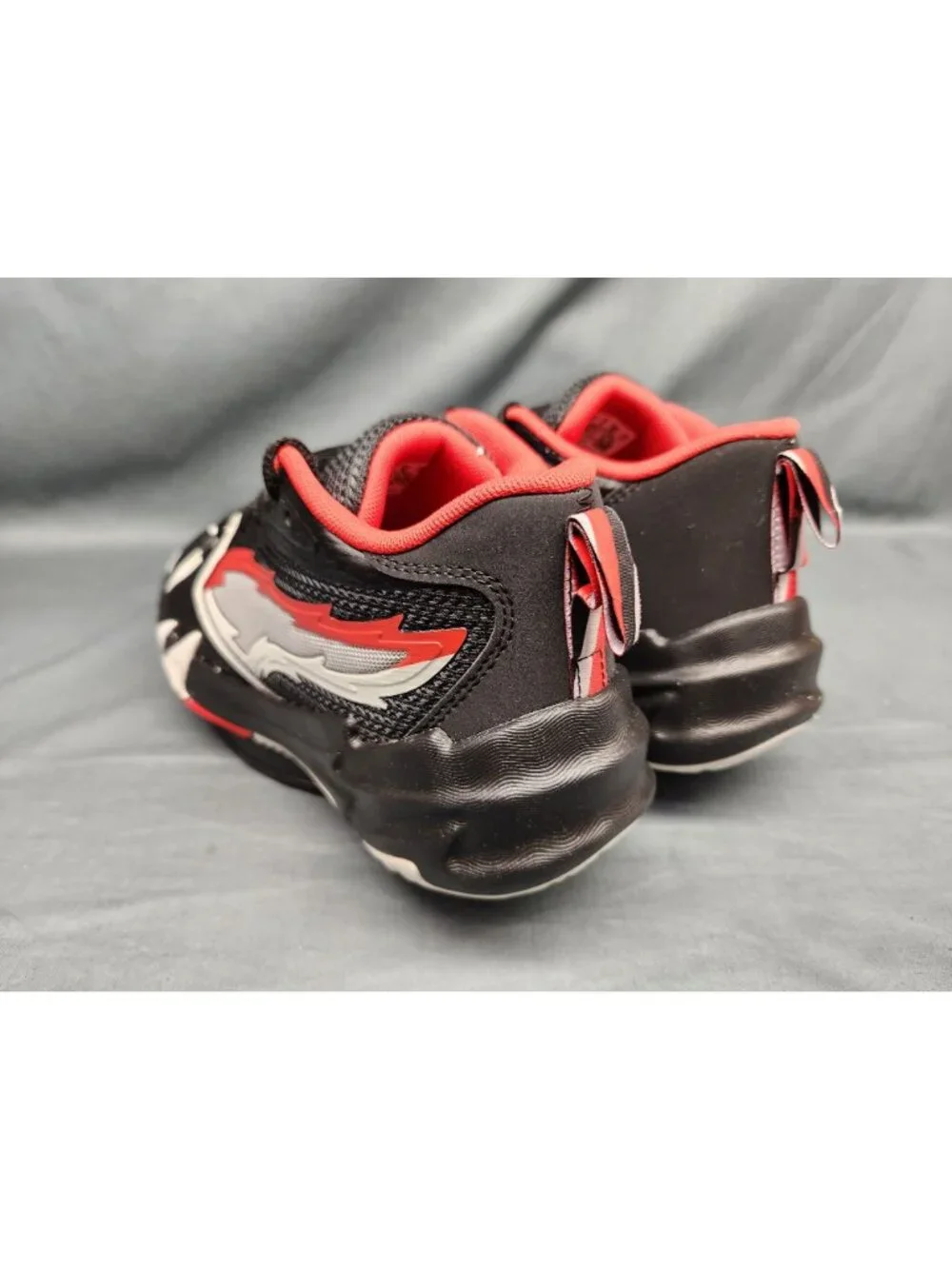 Puma Boys Scoot Zeros PDX Away Jr. Sneakers Black Red White Size 7 NEW NO BOX!